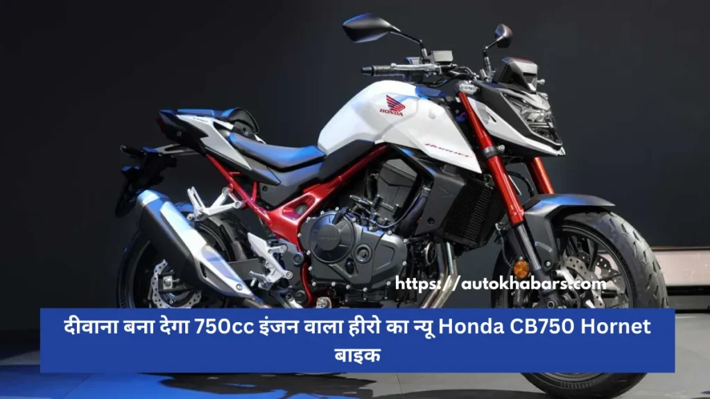 दीवाना बना देगा 750cc इंजन वाला हीरो का न्यू Honda CB750 Hornet बाइक