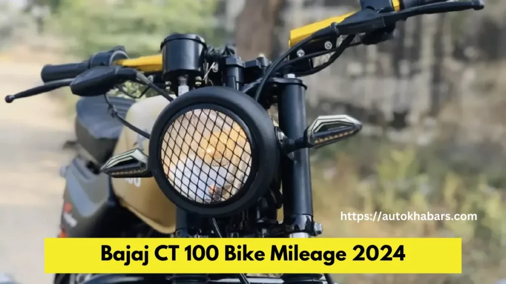 Bajaj CT 100 Bike Mileage 2024