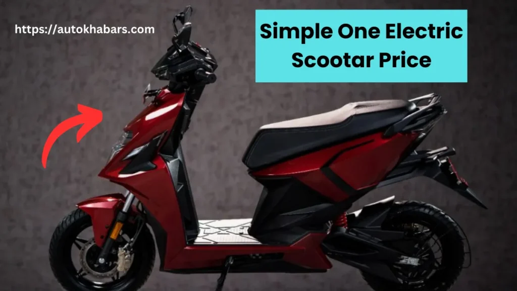 Simple One Electric Scootar Price